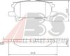 A.B.S. 37459 OE Brake Pad Set, disc brake